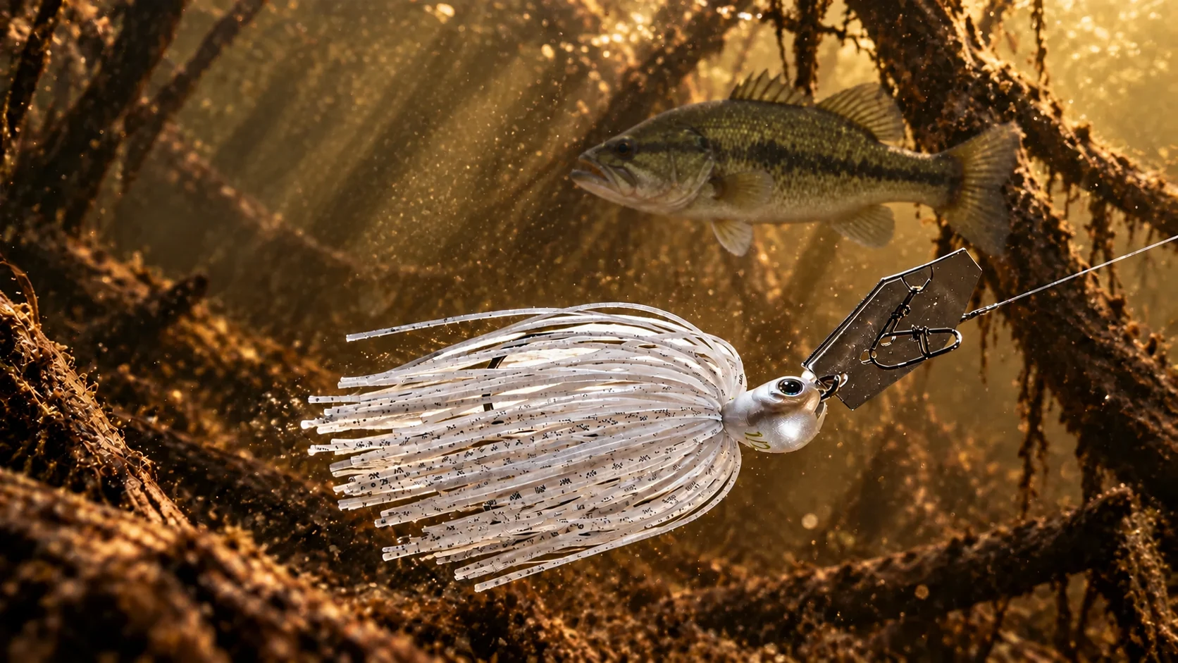 Z-Man ChatterBait JackHammer · Aguas turbias